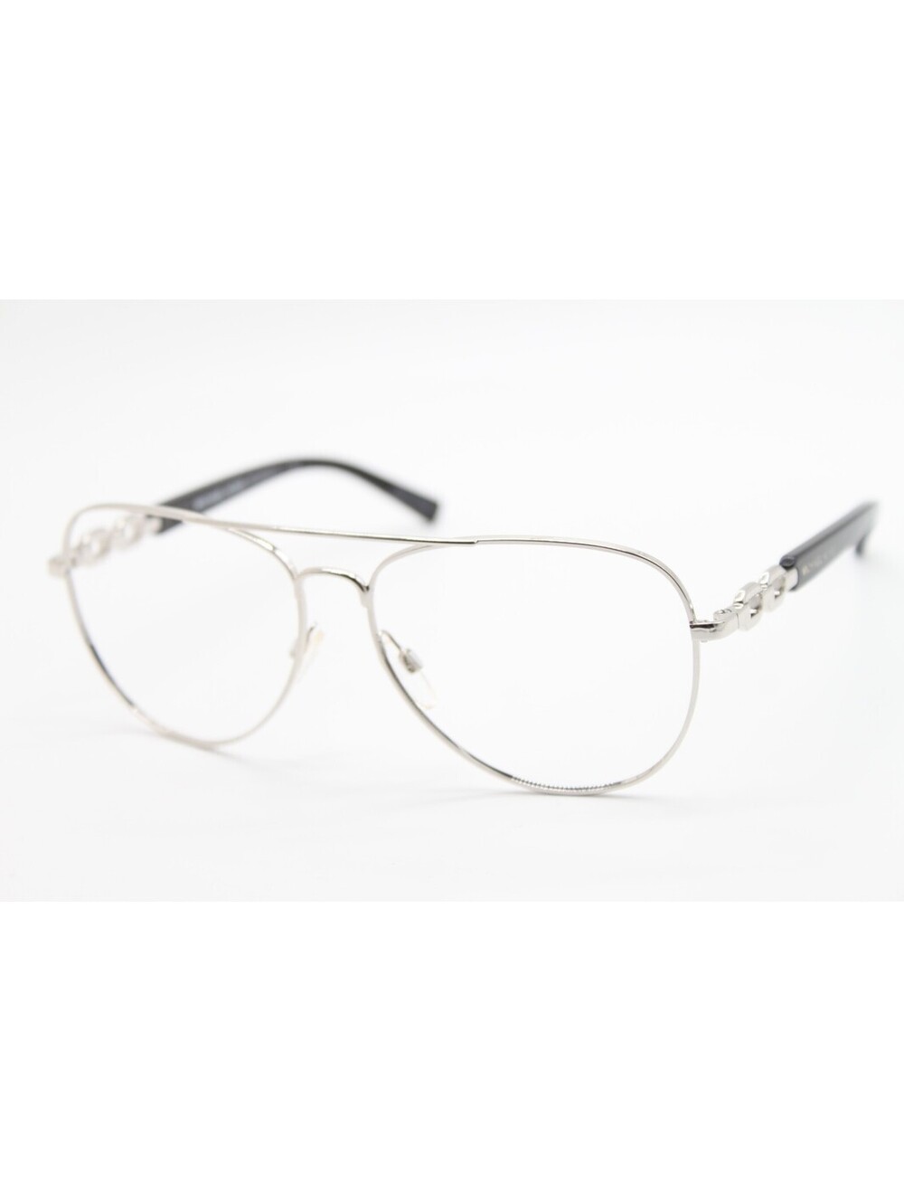 NEW MICHAEL KORS MK 1003 FIJI 10016G SILVER BLACK AUTHENTIC EYEGLASSES 58-14